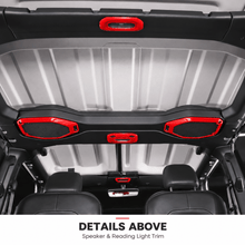 For 2018–2023 Jeep Wrangler JL & Gladiator JT – ABS Dashboard, Steering Wheel & Console Full Set Covers 42 PCS Interior Trim Kit RT-TCZ
