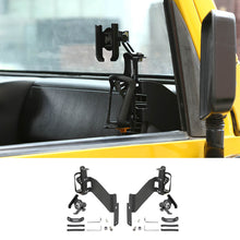 For 1997-2006 Jeep Wrangler TJ Center Console Dashboard Drink Cup Phone Holder Mount Rack Bracket (2 pcs) RT-TCZ