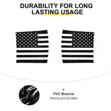 For 2007-2018 Jeep Wrangler JK Front Engine Hood Vinyl Decal Wrap Corner Sticker American Flag（2 pcs） RT-TCZ