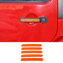 RT-TCZ Exterior Door Handle Trim Insert Cover Strips Trim For 2007-2017 Jeep Wrangler JK JKU 4Door