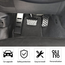 For 2018+ Jeep Wrangler JL & Gladiator JT Left Foot Rest & Gas Throttle Brake Pedal Cover Trim RT-TCZ