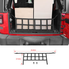 For 2007-2018 Jeep Wrangler JK 2 Door Rear Trunk Cargo Shielded Isolation Net Cover RT-TCZ