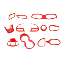 For 2016+ Jeep Renegade 12pcs Interior Decor Dash Panel & Console Trim Cover RT-TCZ