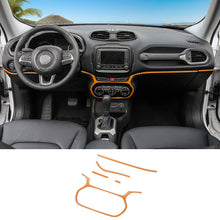 For 2015-2017 Jeep Renegade Dashboard Strip Trim Center Control Decor Cover RT-TCZ
