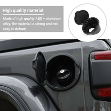 For 2018+ Jeep Wrangler JL JLU 2/4 Door Gas Cap Cover No Locking Fuel Tank Black RT-TCZ