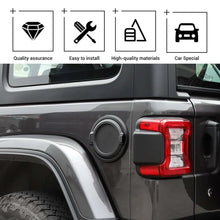 For 2018+ Jeep Wrangler JL JLU 2/4 Door Gas Cap Cover No Locking Fuel Tank Black RT-TCZ