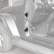 For 2018+ Jeep Wrangler JL & Gladiator JT  US Flag Inner &Outler Car Door Hinge Trim Original Accessories 2/4-Door RT-TCZ