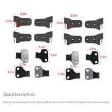 For 2018+ Jeep Wrangler JL & Gladiator JT  US Flag Inner &Outler Car Door Hinge Trim Original Accessories 2/4-Door RT-TCZ