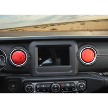 For 2018+ Jeep Wrangler JL / Gladiator JT 4 x Dashboard Air Conditioning Vent Trim Cover Aluminium Alloy RT-TCZ
