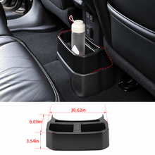 For 2018+ Jeep Wrangler JL JLU, Gladiator JT Rear Seat Cup Holder Floor Console Mounted Drink Holders Storage Box RT-TCZ