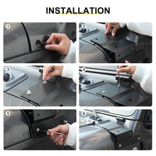 For 2018+ Jeep Wrangler JL & Gladiator JT Hood A-pillar Mount Work Lamp Driving Light Brackets (2 pcs)