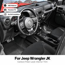 For 2011-2018 Jeep Wrangler JK 2Door 16PCS Full Set Interior Decoration Trim Cover Kit RT-TCZ