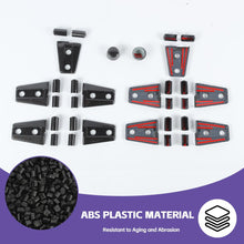 For 2007-2017 Jeep Wrangler JK JKU 4-Door Door Hinge Cover & Hood Hinge & Rubber Headgear Trim Cover RT-TCZ