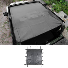 For 2020+ Jeep Gladiator JT 4 Door Soft Top Bikini Sunshade Mesh Anti-UV RT-TCZ