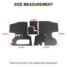 For 2018+ Jeep Wranlger JL Sahara 4-Door Version Interior Car Rear Trunk Tail Box Decoration Stickers Trim (4 pcs) RT-TCZ