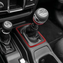 For 2018+ Jeep Wrangler JL & Gladiator JT Interior Center Console Gear Shift Trim Ring Cover RT-TCZ
