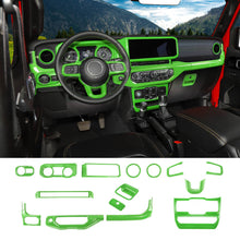 For 2024+ Jeep Wrangler JL & Gladiator JT Interior Center Console Cover Trim Kit (15 pcs) RT-TCZ