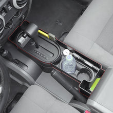 For 2007-2010 Jeep Wrangler JK Interior Center Console Gear Shift Cup Holder Storage Box (3 pcs) RT-TCZ