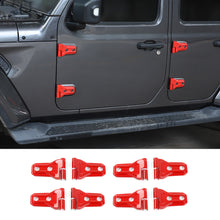 For 2018+ Jeep Wrangler JL JLU Exterior Decoration Cover Frame Trim Red RT-TCZ