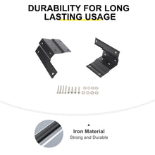For 2018+ Jeep Wrangler JL & Gladiator JT Hood A-pillar Mount Work Lamp Driving Light Brackets (2 pcs)