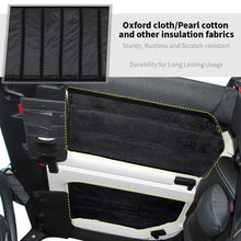 For 2007-2010 Jeep Wrangler JK Interior Rear Window Roof Heat Insulation Cotton (6 pcs)