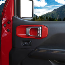 For 2024+ Jeep Wrangler JL & Gladiator JT 4-Door Version Interior Center Console Gear Shift Trim Cover Kit (14 pcs) RT-TCZ