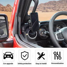 For 2024+ Jeep Wrangler JL & Gladiator JT  A-Pillar Grab-Handle Phone Holder Mount Stand RT-TCZ