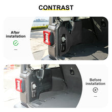 For 2018+ Jeep Wrangler JL 4-Door Version Interior Rear Trunk Side Protective Pads Trim Accessories (2 pcs) RT-TCZ