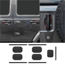 For 2018+ Jeep Wrangler JL 4-Door Version Exterior Door Handle Bowl Sticker Trim Cover (5 pcs) RT-TCZ