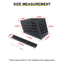 For 2018-2023 Jeep Wrangler JL 4-Door Version Rear Trunk Cargo Side Storage Bracket Organizer Basket RT-TCZ