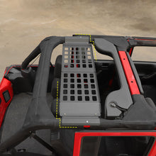 For 2007-2018 Jeep Wrangler JKU 4 Door Rear Roof Rack Hard Top Molle Racks Luggage Panel（5 pcs） RT-TCZ