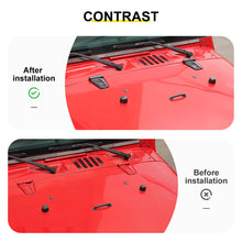 For 2007-2018 Jeep Wrangler JK Engine Hood Rubber Head Hood Hinge Cover Trim Kit (4 pcs) RT-TCZ