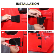 For 2007-2018 Jeep Wrangler JK 4-Door US Flag Door Hinge Cover Trim（8 pcs） RT-TCZ