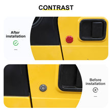 For Jeep Wrangler JK JL JT TJ Exterior Car Door Key Jack Socket Trim Cover (3 pcs) RT-TCZ