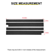 For 2007-2018 Jeep Wrangler JK Door Sill Threshold Anti Scratch Protection Sticker Cover RT-TCZ