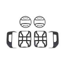 For 2018+ Jeep Gladiator JT Car Rear Halogen Lamp Taillight & Front Headlight Decor Cover Trim Kit (6 pcs) RT-TCZ