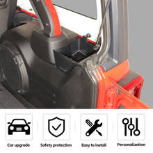 For 2024+ Jeep Wrangler JLU 4Door Rear Cargo Trunk Both Side Storage Box Organizer Tray RT-TCZ