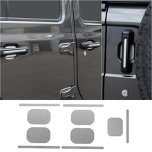 For 2018+ Jeep Wrangler JL 4-Door Version Exterior Door Handle Bowl Sticker Trim Cover (5 pcs) RT-TCZ