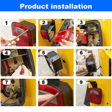 For 1997-2006 Jeep Wrangler TJ Taillight Antenna Mount Bracket Holder Black RT-TCZ