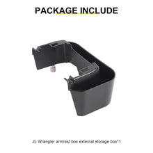 For 2018+ Jeep Wrangler JL & Gladiator JT Interior Front Armrest Storage Box Organizer Tray RT-TCZ