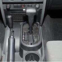 RT-TCZ Soft Carbon Fiber Console Gear Shift Panel Cover Trim For Jeep Wrangler JK 2007-2010 Accessories