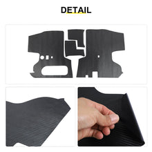 For 2018+ Jeep Wranlger JL Sahara 4-Door Version Interior Car Rear Trunk Tail Box Decoration Stickers Trim (4 pcs) RT-TCZ