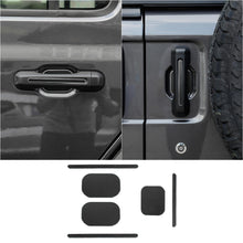 For 2018+ Jeep Wrangler JL 2-Door Version Exterior Door Handle Bowl Sticker Trim Cover (3 pcs) RT-TCZ