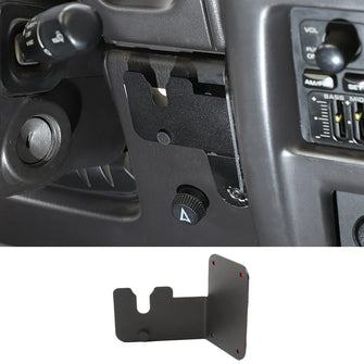 For 1996-2010 Jeep Wrangler TJ/JK Black Walkie Talkie Mount Bracket Stand Support RT-TCZ