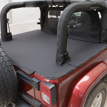 For 2007-2018 Jeep Wrangler JK 2-Door Version Rear Trunk Seat Soft Bikini Isolation Cover Kit (2 pcs) RT-TCZ