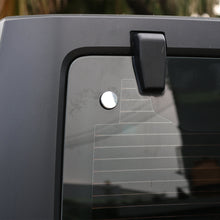 For 2007- 2018 Jeep Wrangler JK Chrome Tailgate Rear Glass Door Decor Cover Trim（2 pcs） RT-TCZ