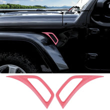 For 2018+ Jeep Wrangler JL & Gladiator JT Side Wheel Eyebrow Air Vent Outlet Cover Trim RT-TCZ