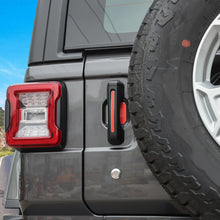 For 2018+ Jeep Wrangler JL 2-Door Version Exterior Car Door & Tailgade Handle Inserts Cover Trim RT-TCZ