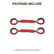 For 1997-2006 Jeep Wrangler TJ Interior Top Roll Bar Grab Handles Grip Accessories (2 pcs) RT-TCZ