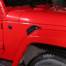 For 2007-2018 Jeep Wrangler JK Front Fender Leaf Plate Air Vent Cover Trim RT-TCZ